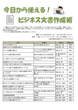 書名 副書名 著者名 請求記号 ビジネス文章クリニック 気になる「症状
