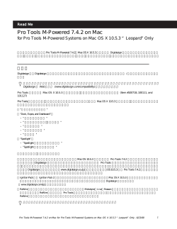 Pro Tools MP 7.4.2 Read Me - akmedia.[bleep]digidesign.[bleep]