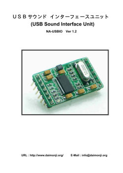 USBサウンド インターフェースユニット (USB Sound