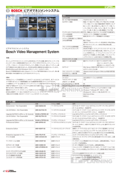 Bosch Video Management System