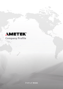最先端の - アメテック
