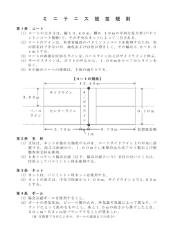ミニテニスルール