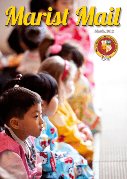 March, 2012 - Marist Brothers International School