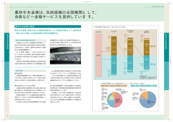 農林中央金庫は, 系統組織の全国機関として, 会員などへ金融サービスを