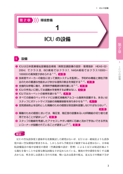 ICU の設備