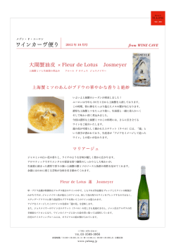 PDF608KB - メゾン・ド・ユーロン Maison de YULONG