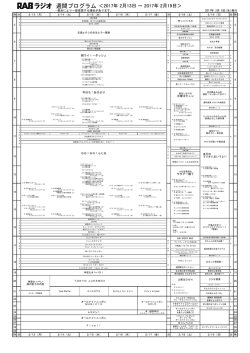 1月29日 - RAB青森放送