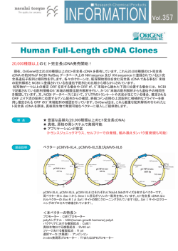 Human Full-Length cDNA Clones