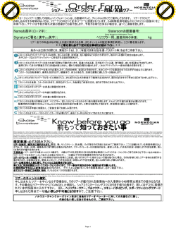15110611, New Order Form Japanese