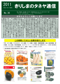 きりしまのタネヤ通信