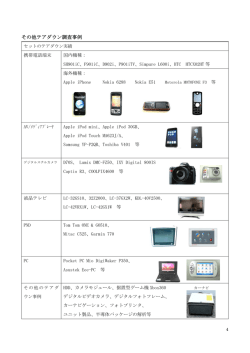 その他テアダウン調査事例