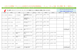 2月25日開催「フレッシュ＆若者のための合同企業面接会」 K（既卒者