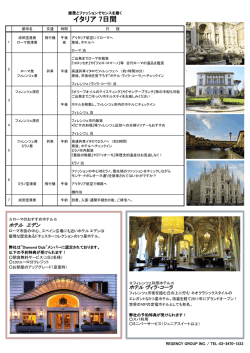 イタリア 7日間