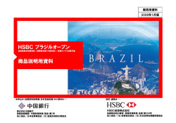 HSBCブラジルオープン 商品説明用資料