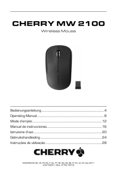CHERRY MW 2100 - produktinfo.conrad.com