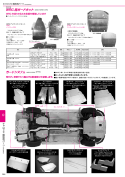 9 WRC 用ガードキット ガードシステム GURD SYSTEM コード A