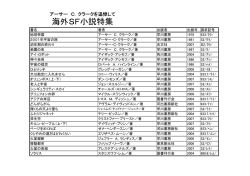 海外SF小説特集の本リスト ここをクリック！