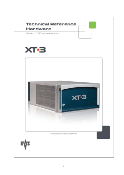 XT3 テクニカルリファレンス（ハードウェア）