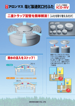 塩ビ製通気口付ふた ICO-HV