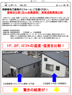 1F，2F，ロフトの温度・湿度を比較！ 驚きの結果が！