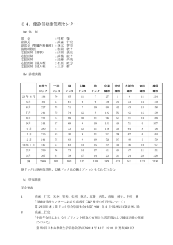 34．健診部健康管理センター