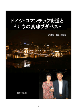 結婚25周年記念ドイツ旅行(2006年11月)