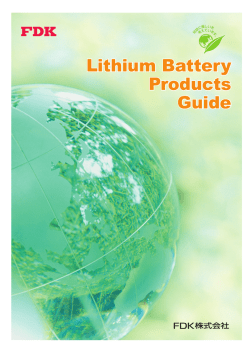 Lithium Battery Products Guide Lithium Battery Products Guide
