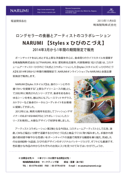 2013．11.8 ロングセラーの食器とアーティストのコラボレーション
