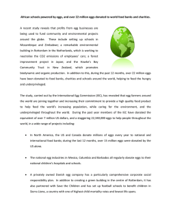 African schools powered by eggs, and over 22 million