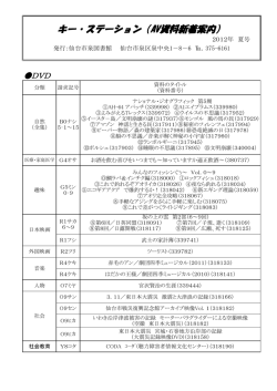 キー・ステーション（AV資料新着案内）