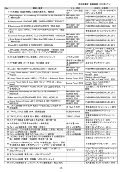 3月の新着図書・雑誌データのお知らせ