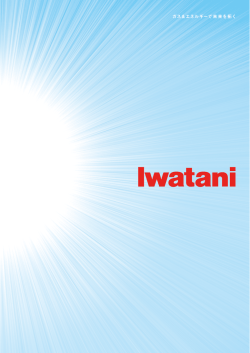 日本語版 5.1MB - 岩谷産業株式会社｜Iwatani