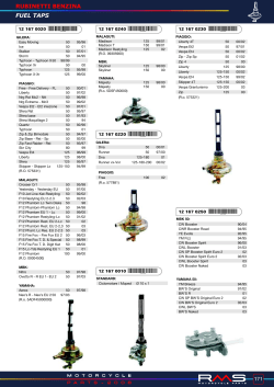 rubinetti benzina fuel taps