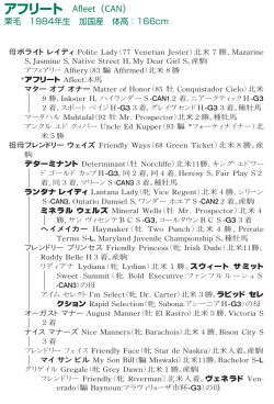アフリート Afleet（CAN）