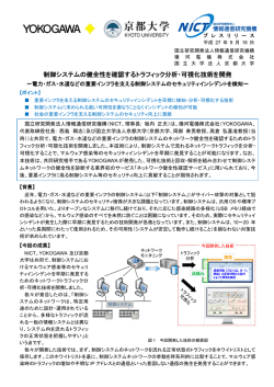 制御システムの健全性を確認するトラフィック分析・可視化技術を開発