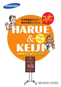 液晶ディスプレイ本体を操作する