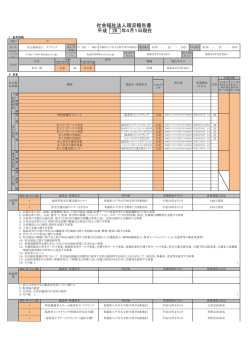現況報告書 - 社会福祉法人スプリング