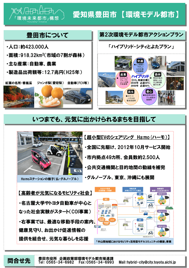 取組概要 - 環境未来都市