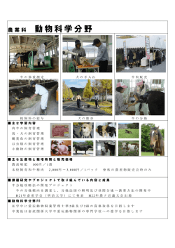 動物科学分野