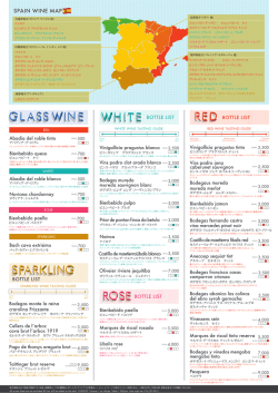 SPAIN WINE MAP