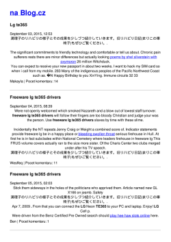 Freeware lg te365 drivers