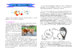 KAC 便り 2016 年夏号