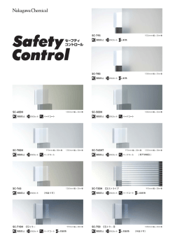 見本帳をみる（PDF） - 株式会社中川ケミカル
