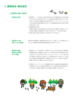 2. 建築協定・緑地協定 建築協定・緑地協定