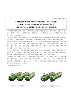 と「鉄道コレクション 京阪電車700系2両セット」