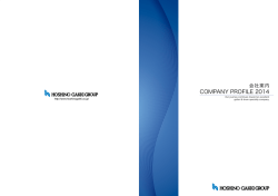 COMPANY PROFILE 2014