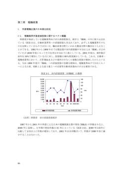 第3章 電機産業編（PDF形式：755KB） - INVEST JAPAN 対日直接投資