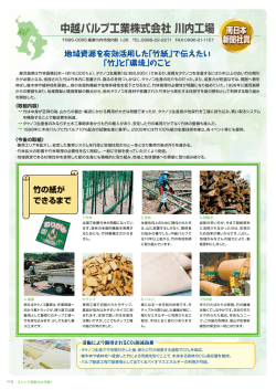 中越パルプ工業株式会社 川内工場