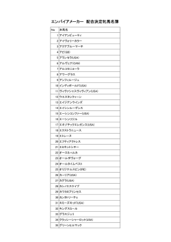 エンパイアメーカー 配合決定牝馬名簿