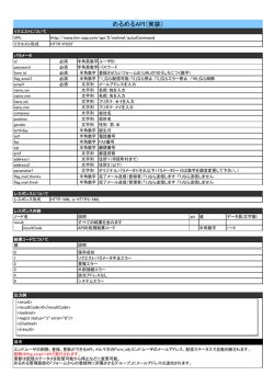 めるめるAPI（実装） - (メール配信)はめるめるで。
